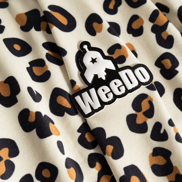 WeeDo funwear CHEETAHDO Leoprint Baselayer Top - Kids' Golden Brown/Black