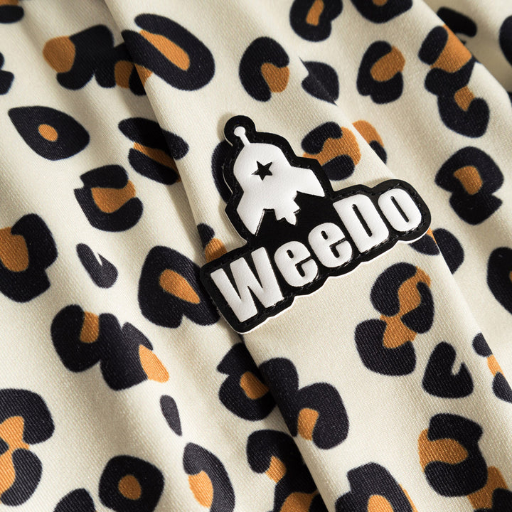 WeeDo funwear CHEETAHDO Leoprint Baselayer Top - Kids' Golden Brown/Black