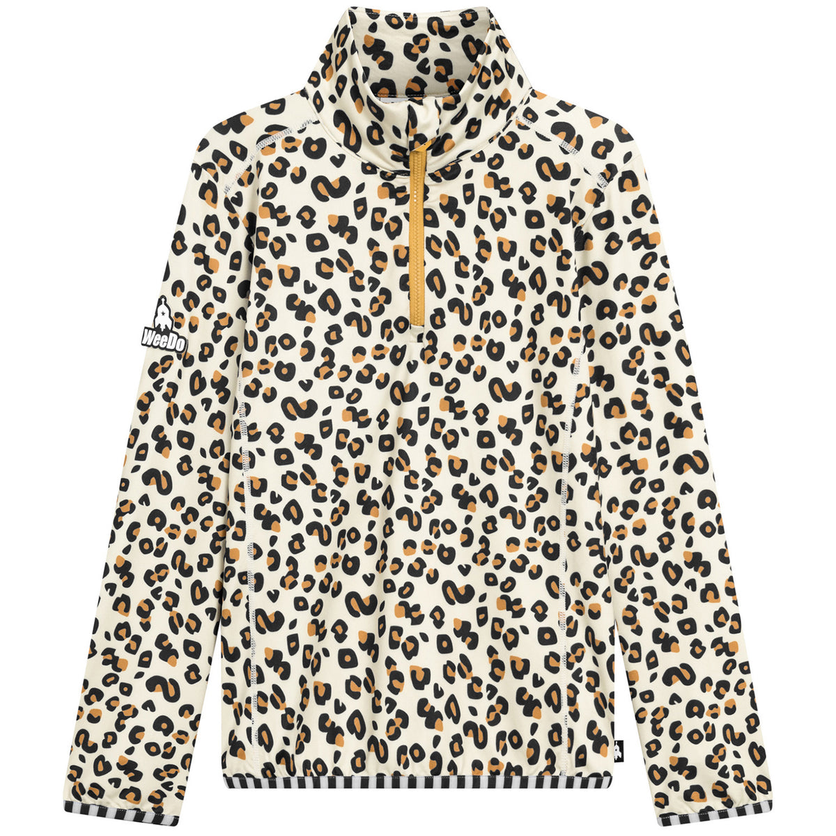 WeeDo funwear CHEETAHDO Leoprint Baselayer Top - Kids' Golden Brown/Black