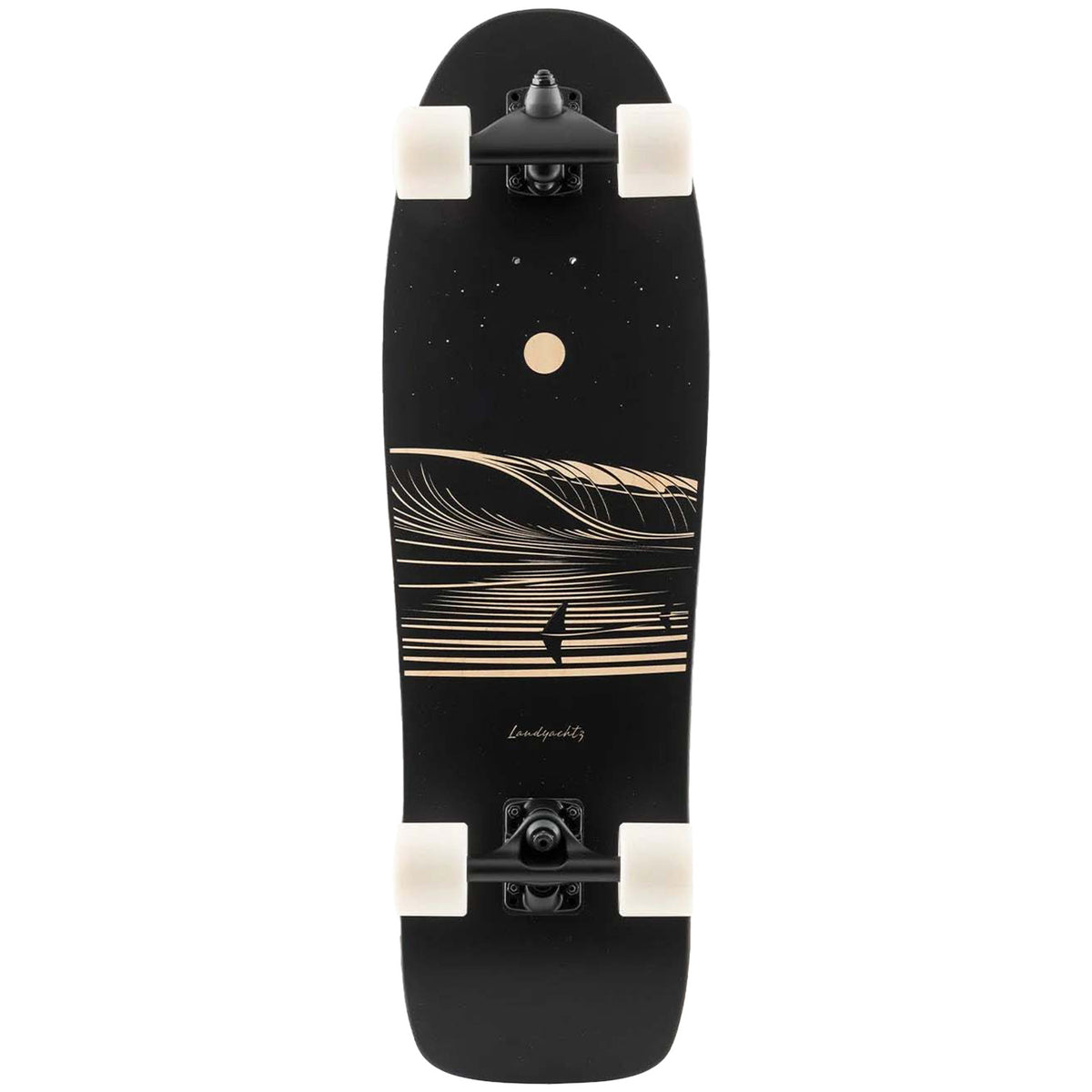 Landyachtz Surf Life Dark Wave Surf Skateboard Complete