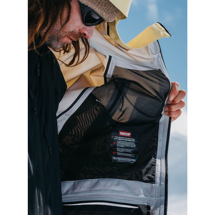 Burton AK Kalausi 3L GORE-TEX Jacket - Unisex Buttermilk/Mushroom