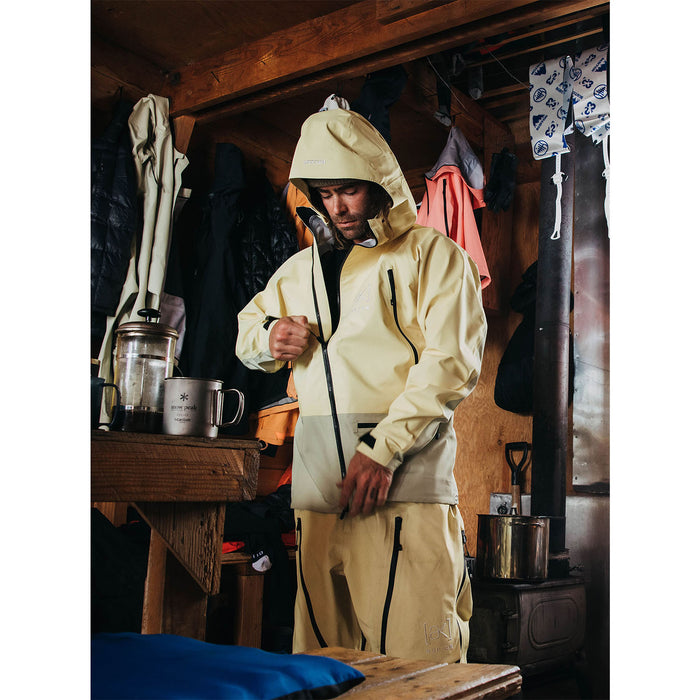 Burton AK Kalausi 3L GORE-TEX Jacket - Unisex Buttermilk/Mushroom