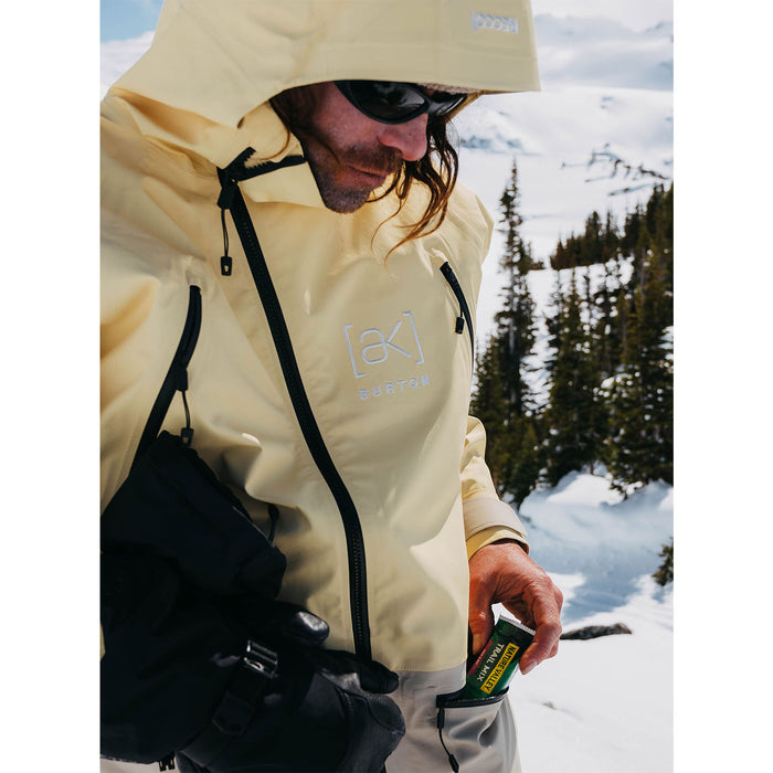 Burton AK Kalausi 3L GORE-TEX Jacket - Unisex Buttermilk/Mushroom