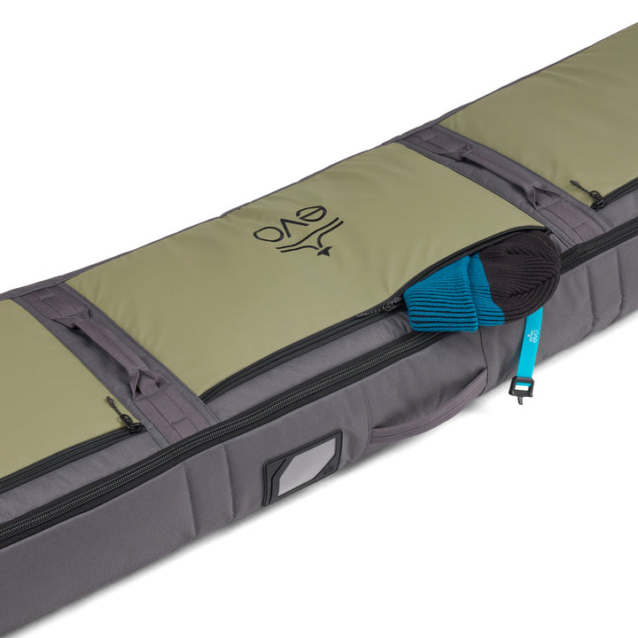 evo Roller Snowboard Bag Olive/Charcoal/Black