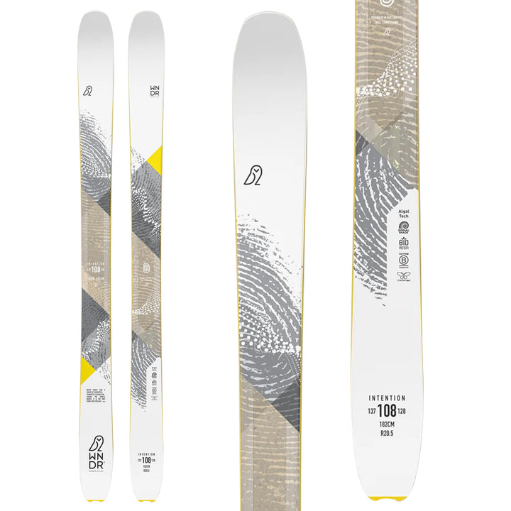 WNDR Alpine Intention 108 Reverse Camber Skis 2024