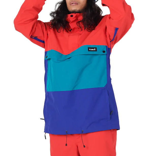 Planks Happy Days Anorak - Men's Hot Red