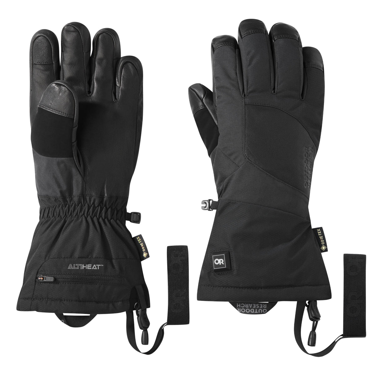Outdoor Research Prevail Heated GORE-TEX Gloves Black