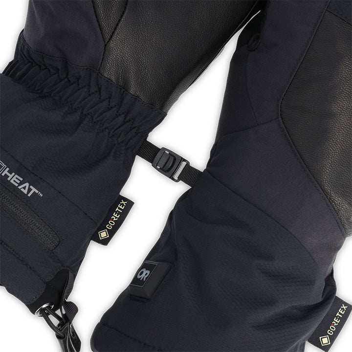 Outdoor Research Prevail Heated GORE-TEX Gloves Black