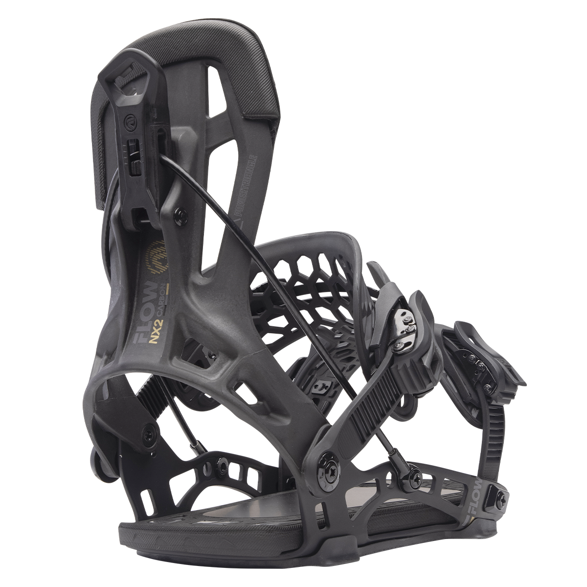 Flow NX2 Carbon Fusion Snowboard Bindings 2024 Graphite