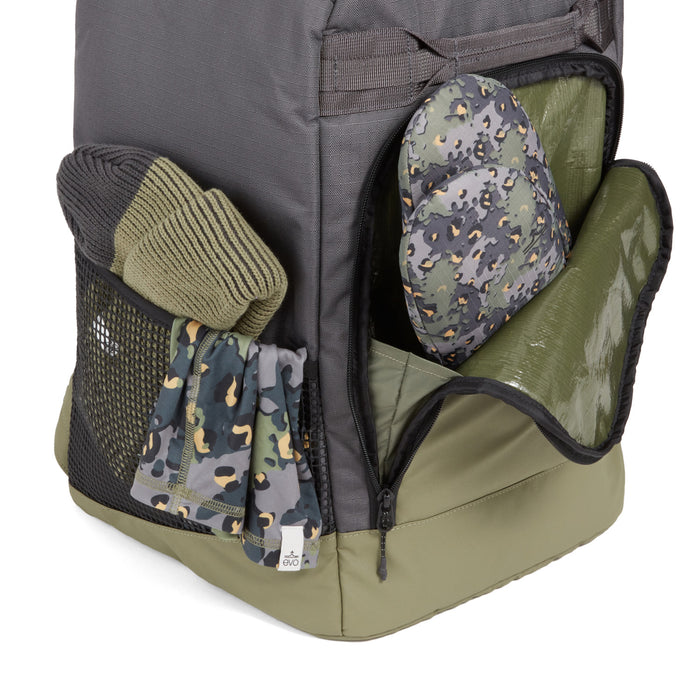 evo 50L Boot Pack Olive/Charcoal/Black
