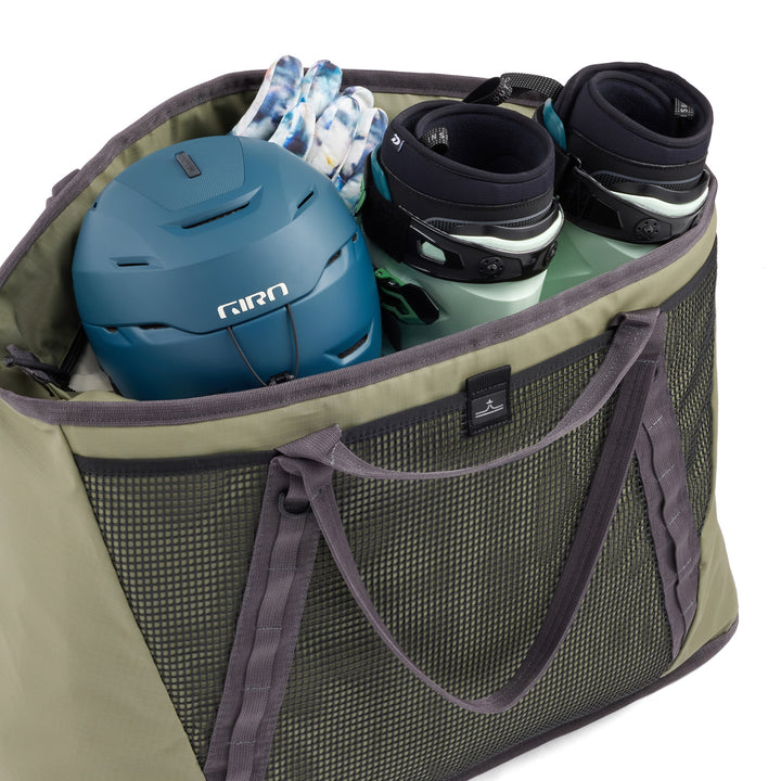 evo XL Utility 95L Tote Olive