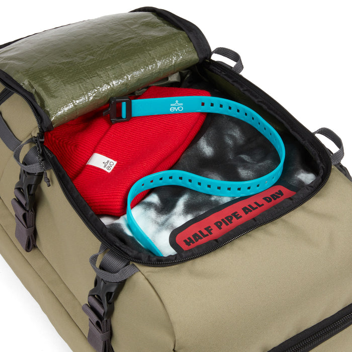 evo 40L Boot Pack - Kids' Olive