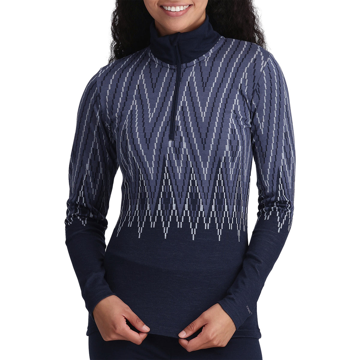 Kari Traa Juliane Wool Half Zip Top - Women's Royal