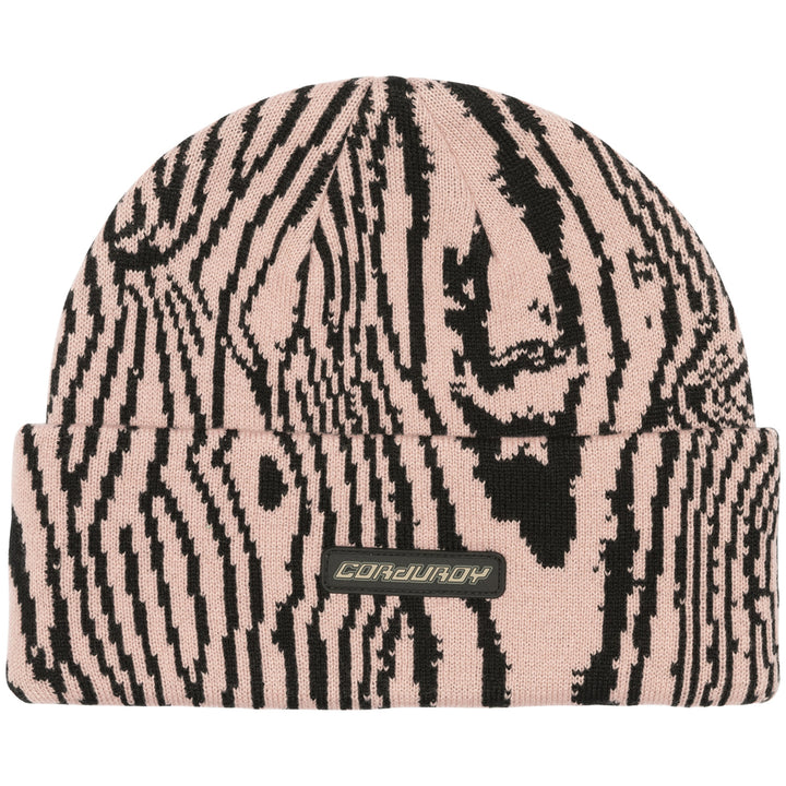 Corduroy Warpwood Beanie Pink