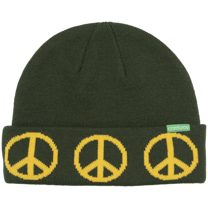Corduroy One World Beanie Green