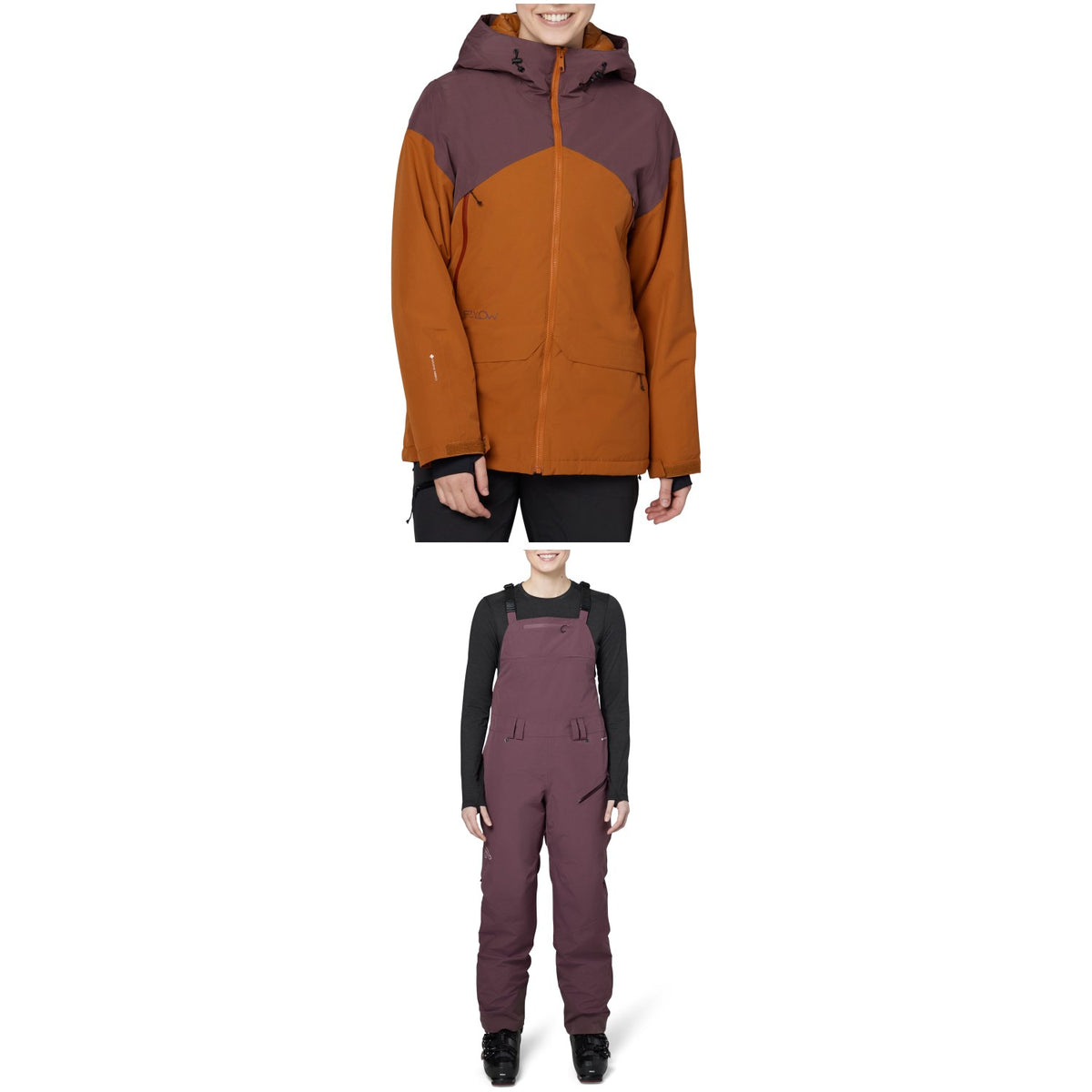 Flylow Sarah Jacket + Kimberly Bibs - Women's 2024