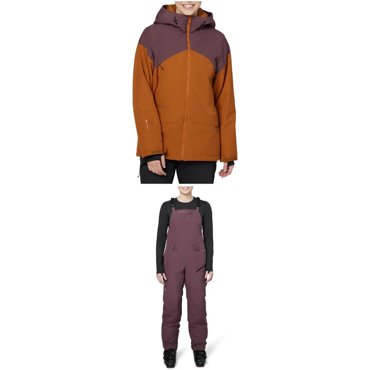 Flylow Sarah Jacket + Kimberly Bibs - Women's 2024