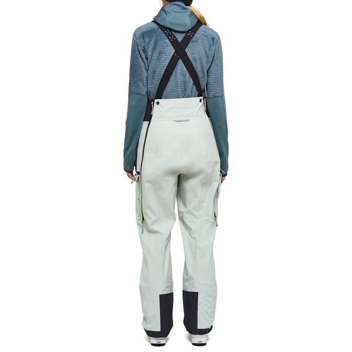 Haglöfs Vassi Gore-Tex Pro Bibs - Women's Stone Grey