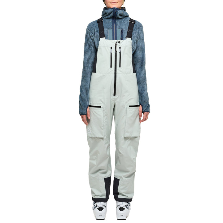 Haglöfs Vassi Gore-Tex Pro Bibs - Women's Stone Grey