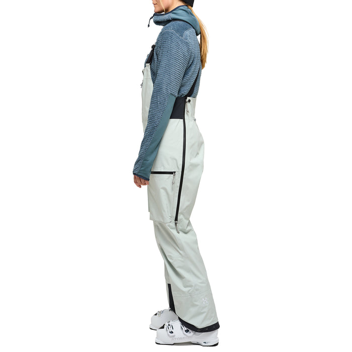 Haglöfs Vassi Gore-Tex Pro Bibs - Women's Stone Grey