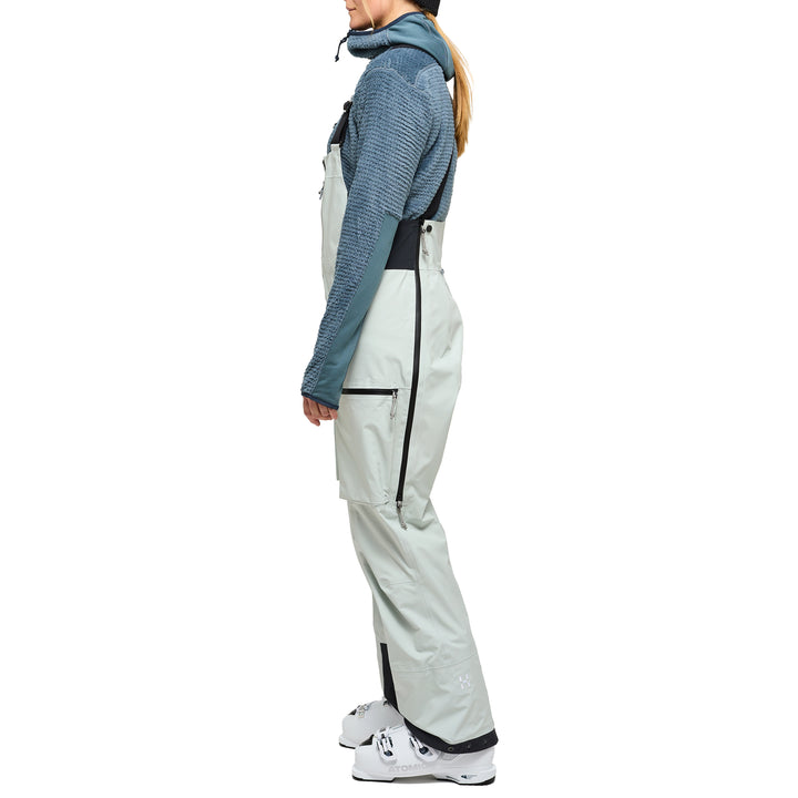 Haglöfs Vassi Gore-Tex Pro Bibs - Women's Stone Grey