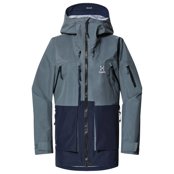 Haglöfs Vassi Gore-Tex Jacket - Women's Steel Blue/Tarn Blue