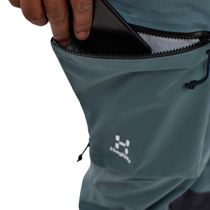 Haglöfs Vassi GORE-TEX Pro Bibs - Men's Steel Blue