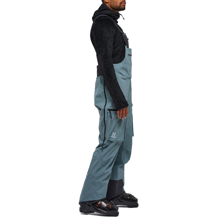 Haglöfs Vassi GORE-TEX Pro Bibs - Men's Steel Blue