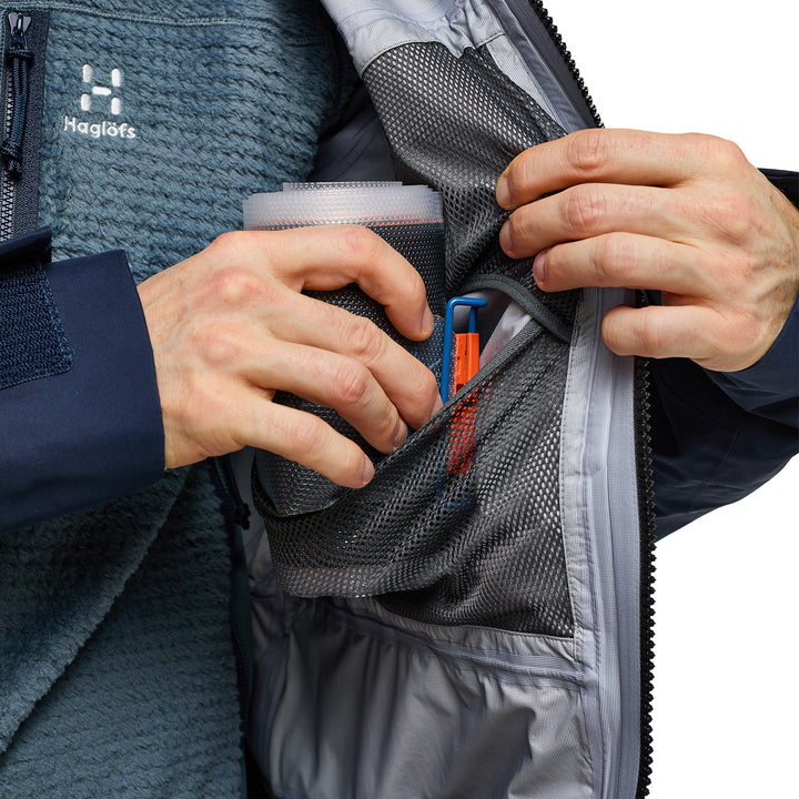 Haglöfs Vassi GORE-TEX Jacket - Men's Tarn Blue/Steel Blue