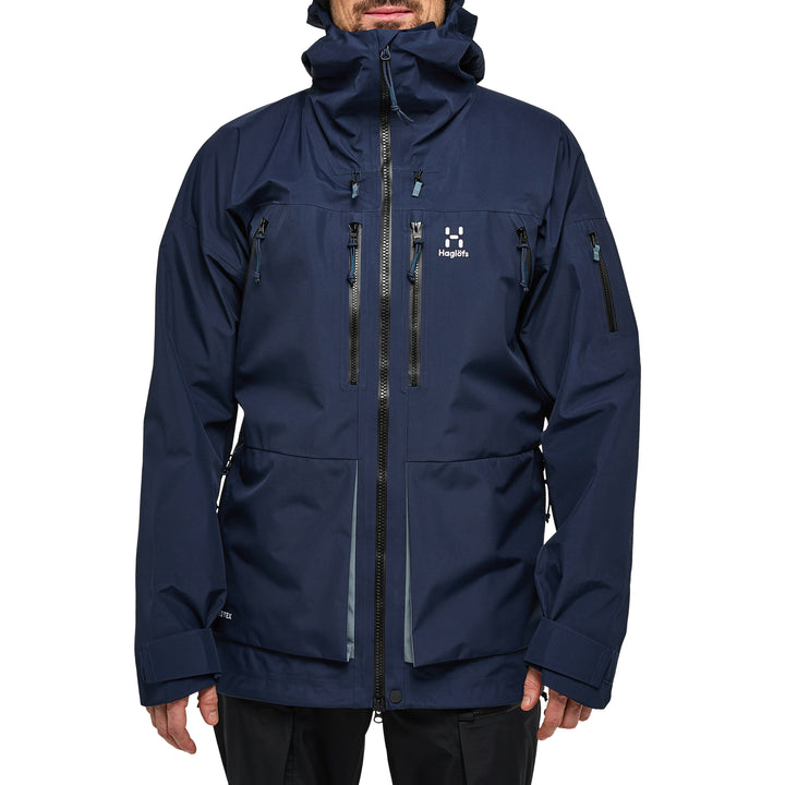 Haglöfs Vassi GORE-TEX Jacket - Men's Tarn Blue/Steel Blue