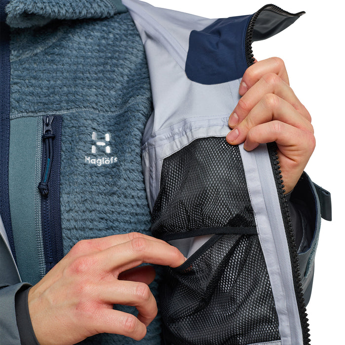 Haglöfs Vassi Gore-Tex Jacket - Women's Steel Blue/Tarn Blue