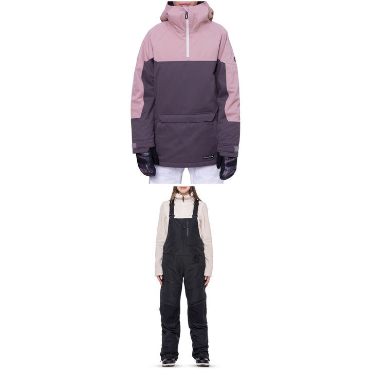 686 Upton Insulated Anorak + Geode Thermagraph Bibs - Women's 2024