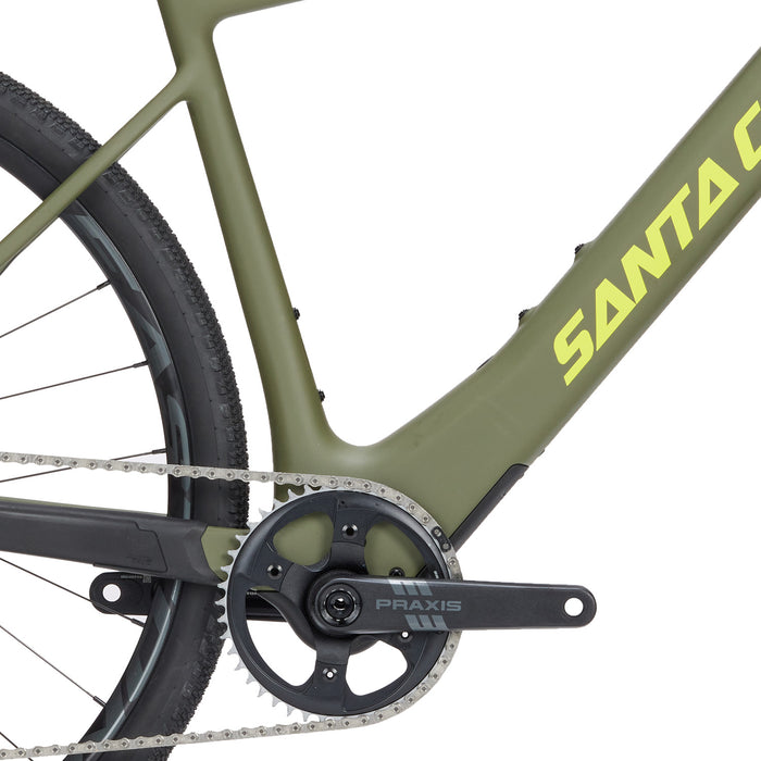 Santa Cruz Skitch CC Apex 700C Complete eBike 2024 Matte Olive Green