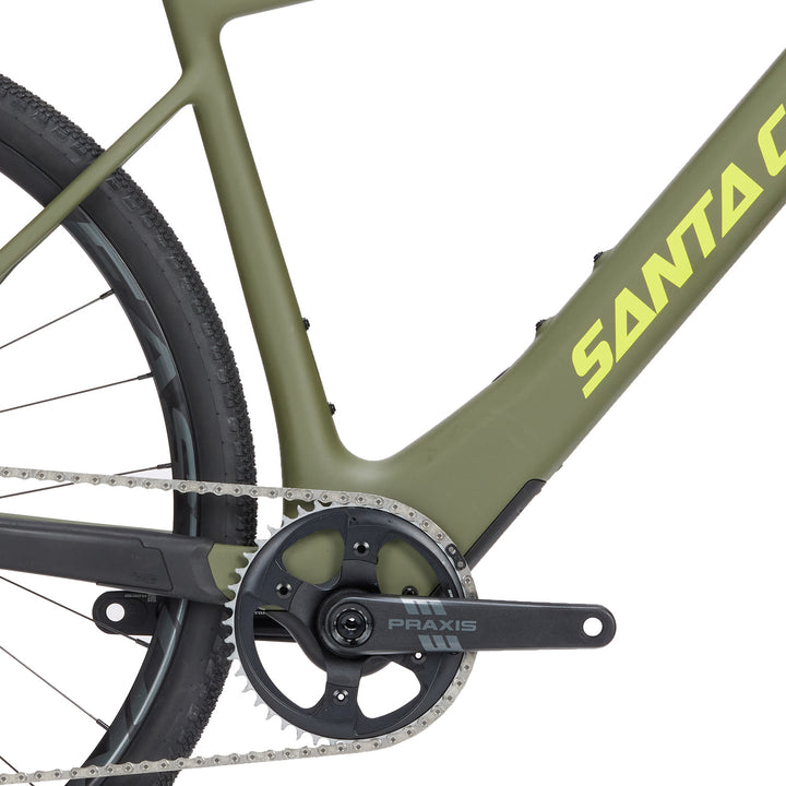 Santa Cruz Skitch CC Apex 700C Complete eBike 2024 Matte Olive Green