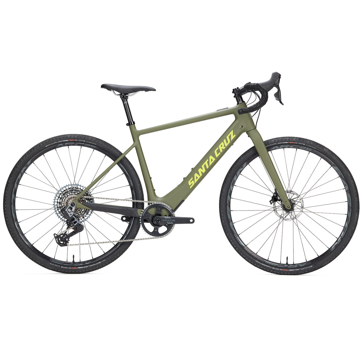 Santa Cruz Skitch CC Apex 700C Complete eBike 2024 Matte Olive Green