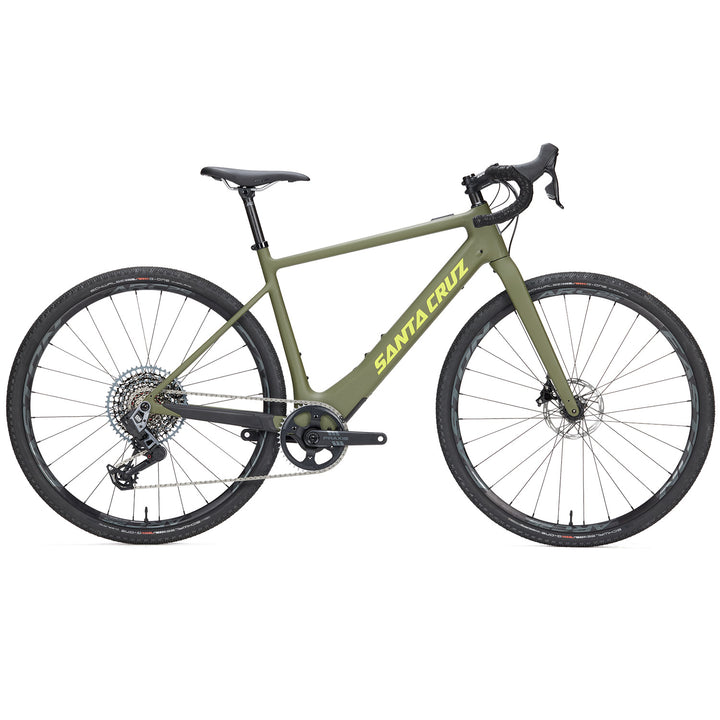 Santa Cruz Skitch CC Apex 700C Complete eBike 2024 Matte Olive Green