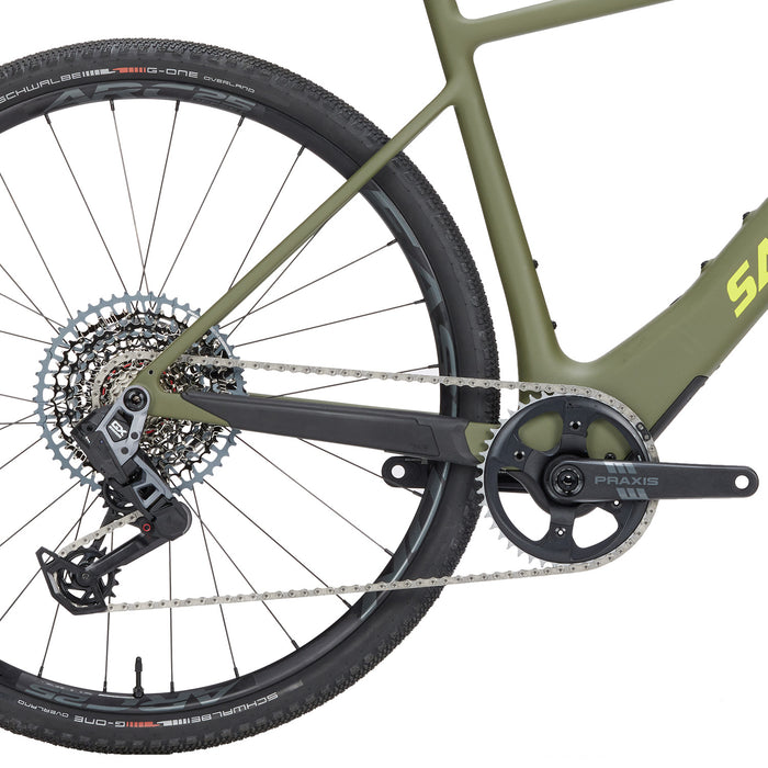 Santa Cruz Skitch CC Apex 700C Complete eBike 2024 Matte Olive Green