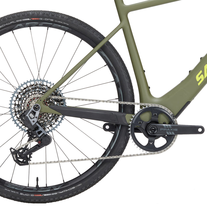 Santa Cruz Skitch CC Apex 700C Complete eBike 2024 Matte Olive Green