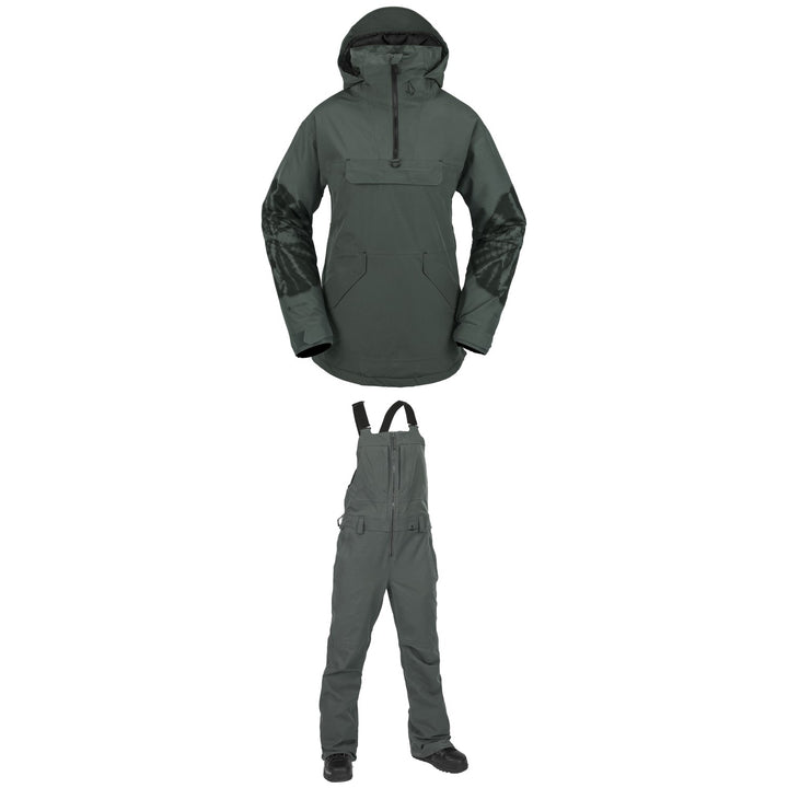 Volcom Fern Insulated GORE-TEX Pullover + Swift Bibs - Women's 2024