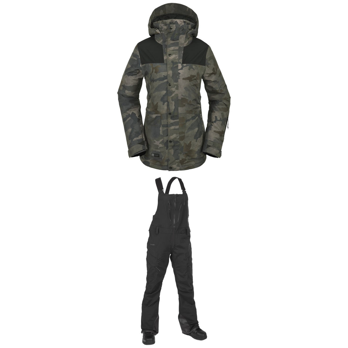 Volcom Ell Insulated GORE-TEX Jacket + VS 3L Stretch GORE-TEX Bibs- Women's 2024