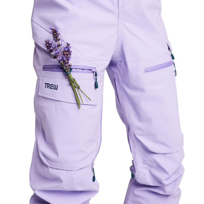 Trew Gear Chariot 3L Primo Short Bibs - Women's Light Purps