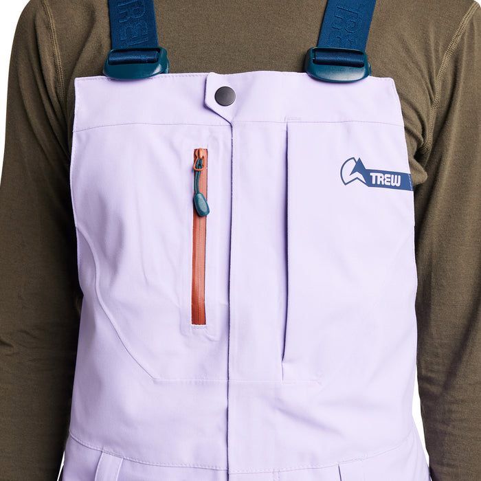 Trew Gear Chariot 3L Primo Short Bibs - Women's Light Purps