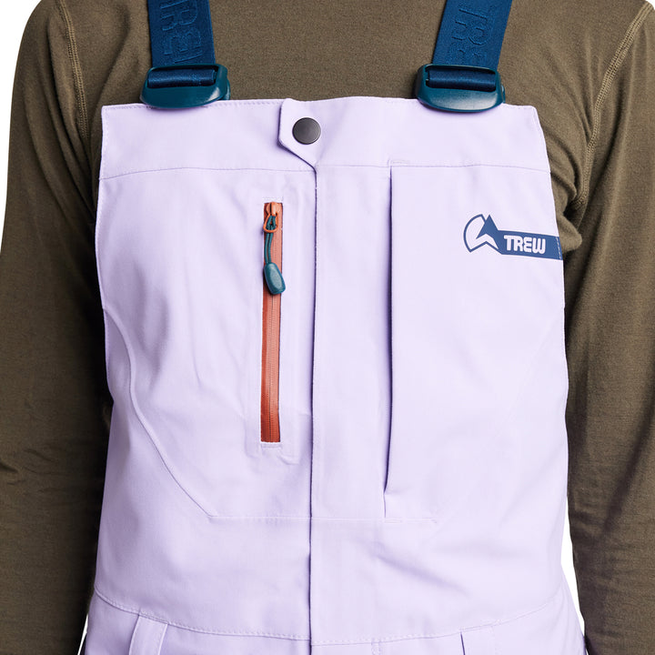 Trew Gear Chariot 3L Primo Short Bibs - Women's Light Purps