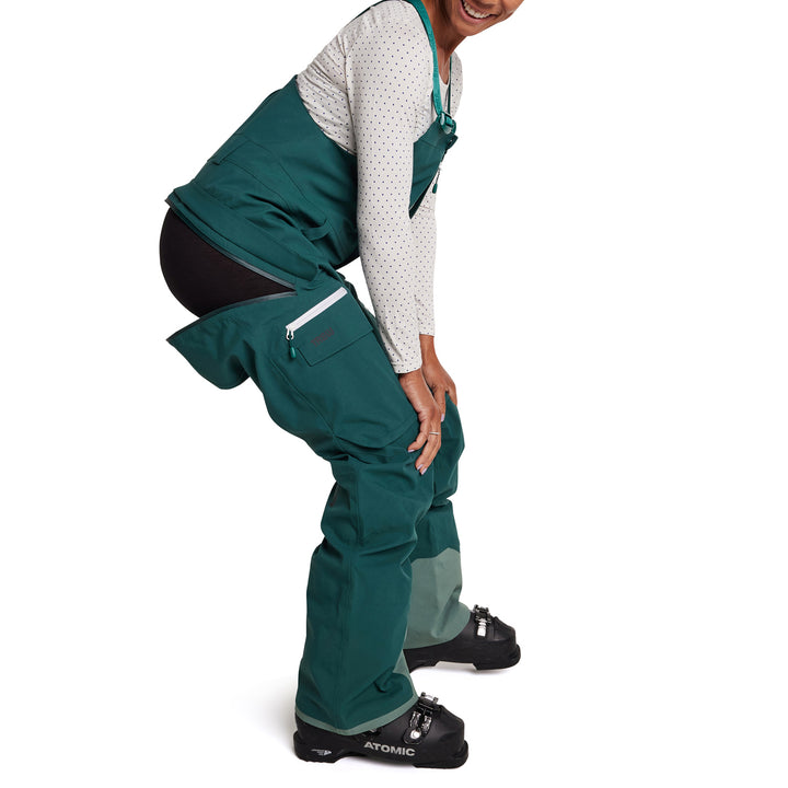 Trew Gear Chariot 3L Primo Tall Bibs - Women's Dark Evergreen