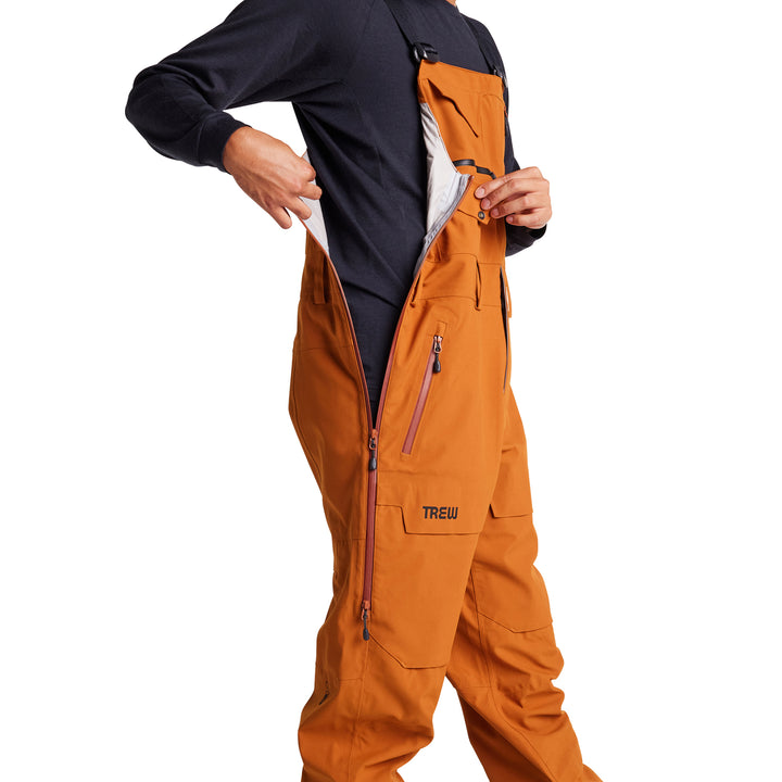 Trew Gear Trewth Primo 3L Short Bibs - Men's Ginger