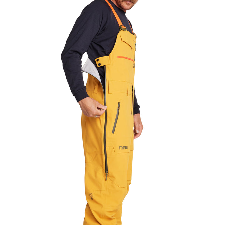 Trew Gear Trewth Primo 3L Tall Bibs - Men's Mellow Yellow