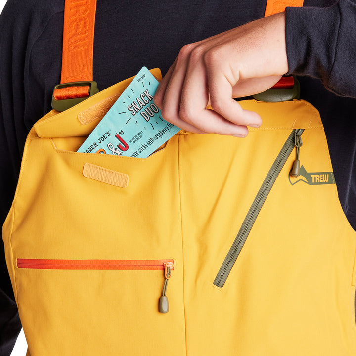 Trew Gear Trewth Primo 3L Tall Bibs - Men's Mellow Yellow