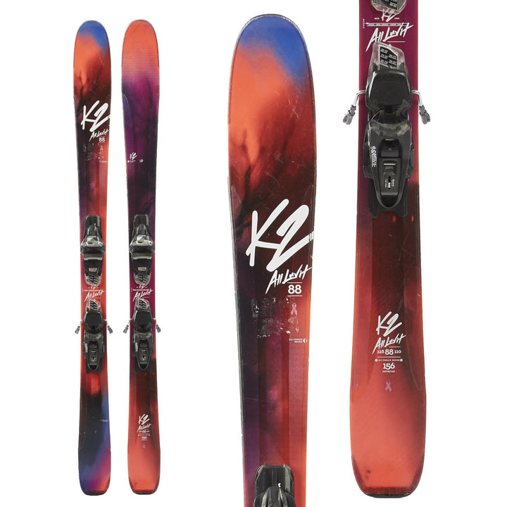 K2 Alluvit Skis + Marker Squire 11 Bindings - Women's 2018