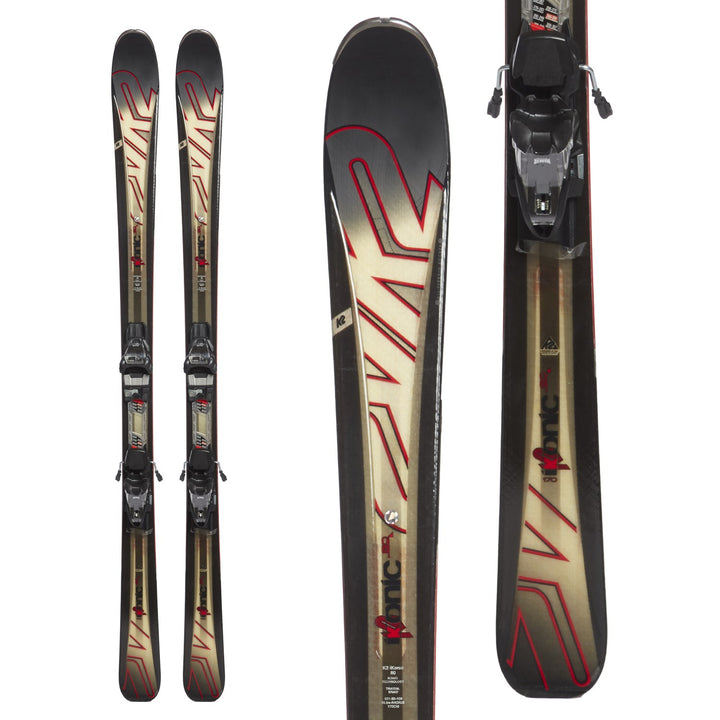 K2 Ikonic 80 Skis + M3 10 Bindings 2016