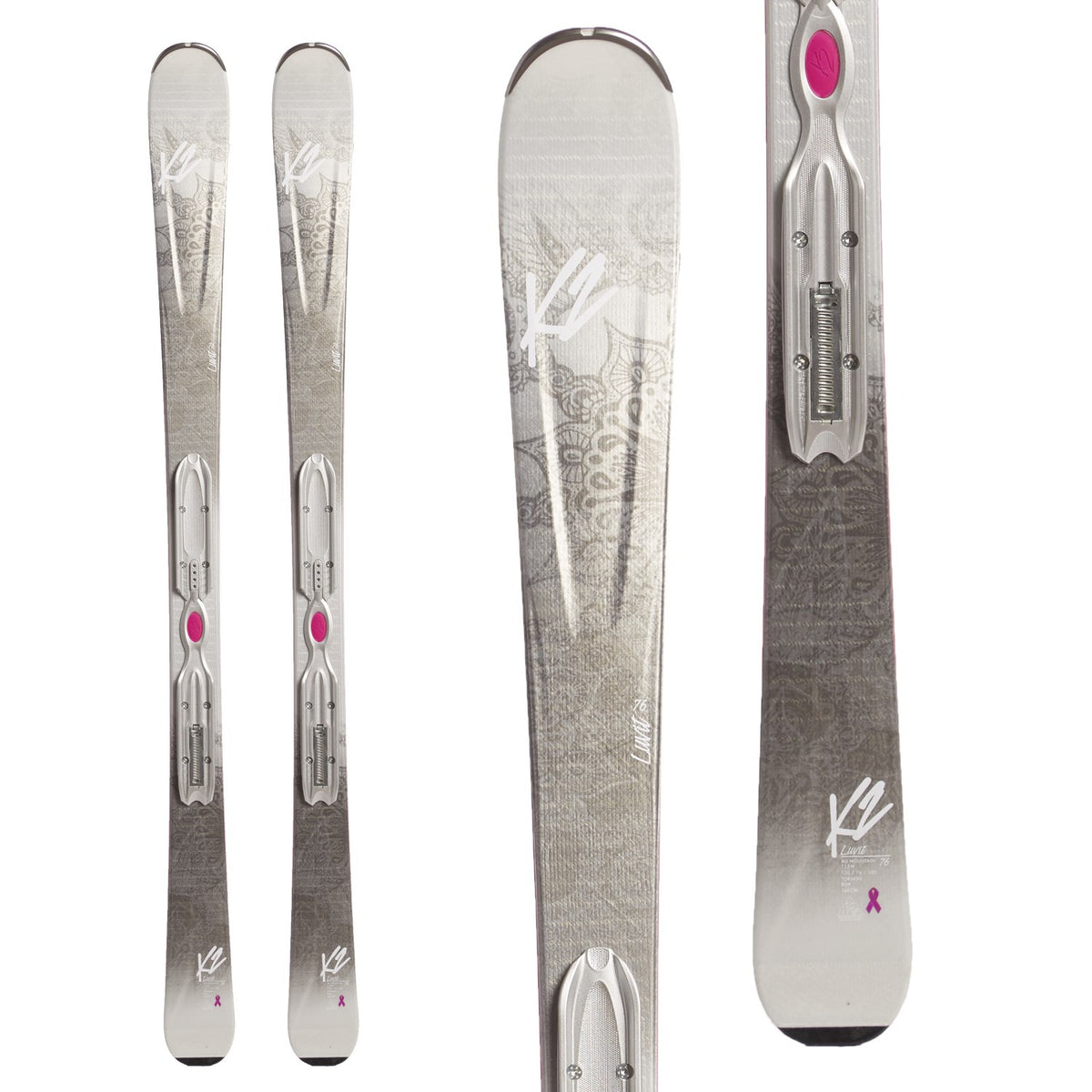 K2 Luvit 76 Skis + ER3 10 Bindings - Women's 2017